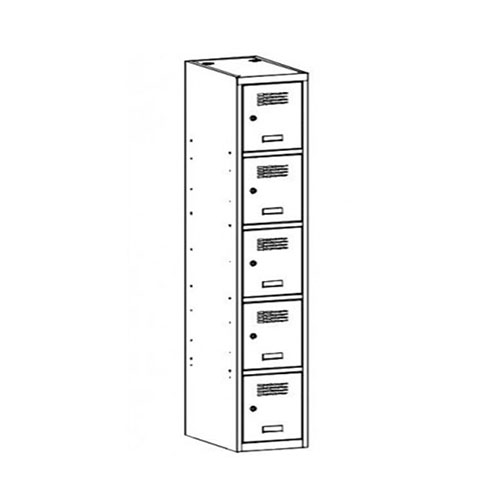 Kovová šatňová skrinka SUS-415 W 1